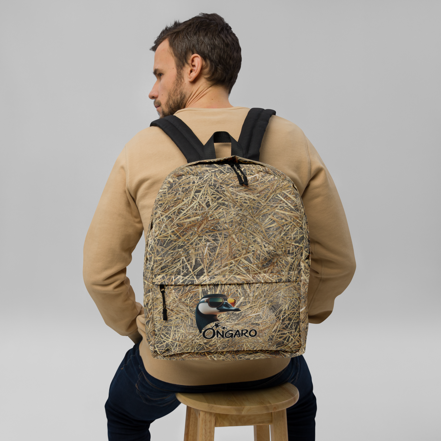Prairie Stubble Field Backpack by Ongaro