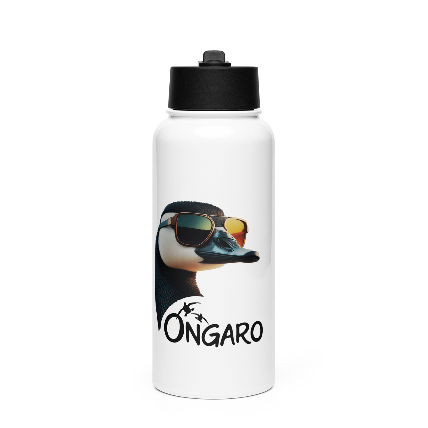 Cool Goose - Ongaro - Stainless steel water bottle with a straw lid