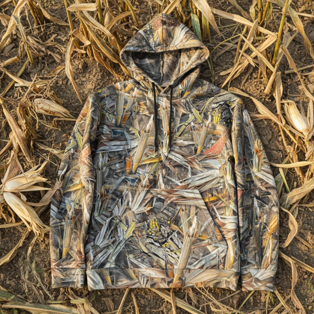 Brush Hogged Corn Hoodie - Hidden Hollow Camo by Ongaro