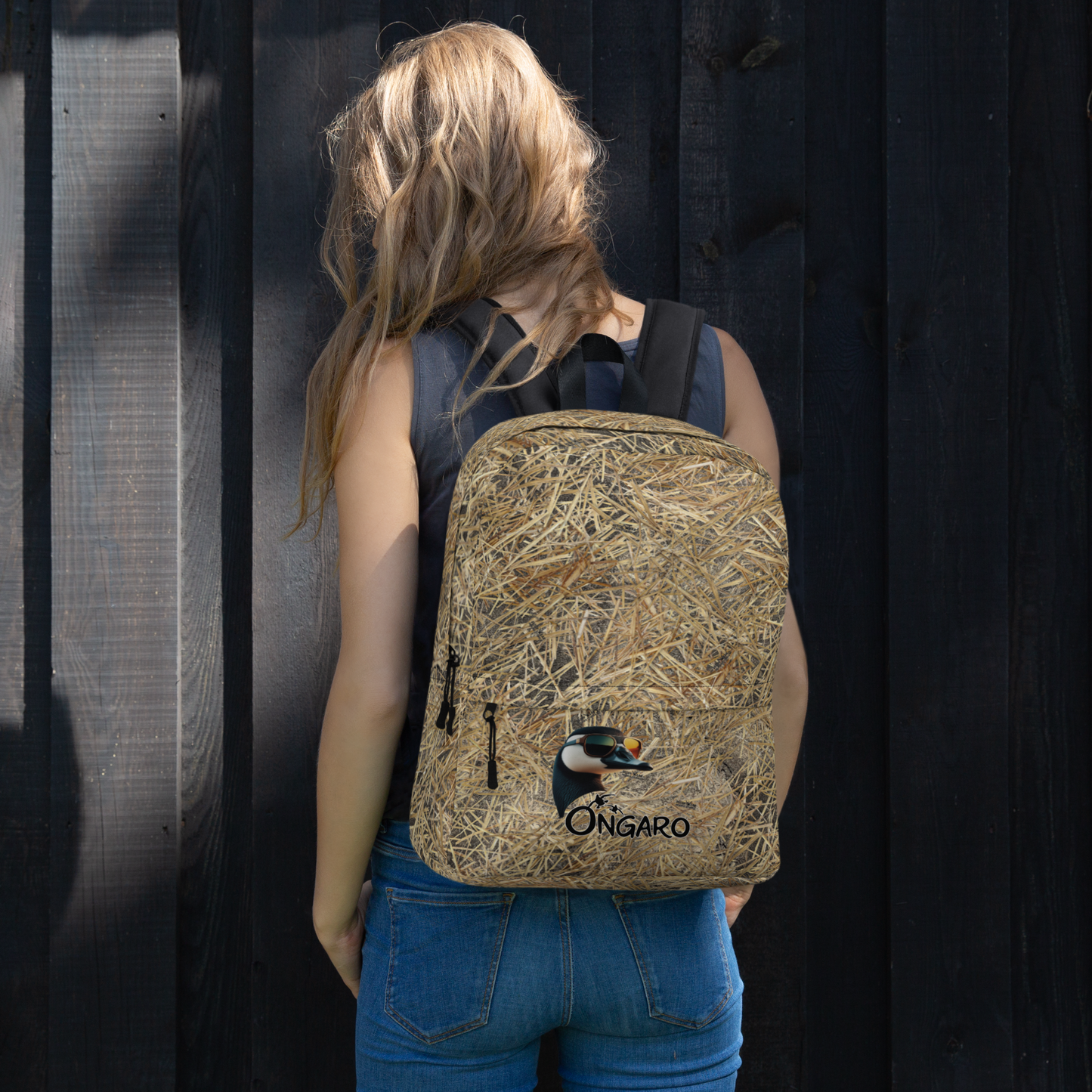 Prairie Stubble Field Backpack by Ongaro