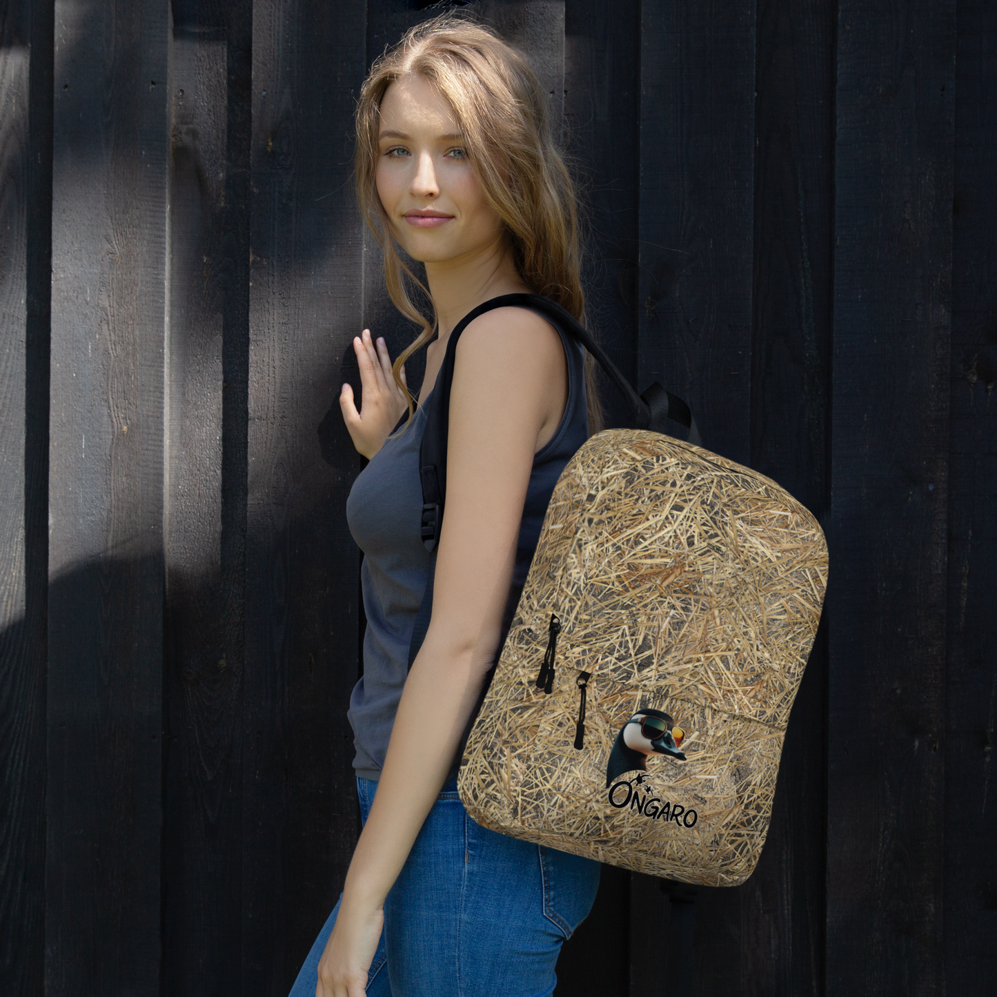 Prairie Stubble Field Backpack by Ongaro