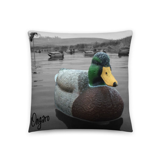 Working Decoys Throw Pillow 1