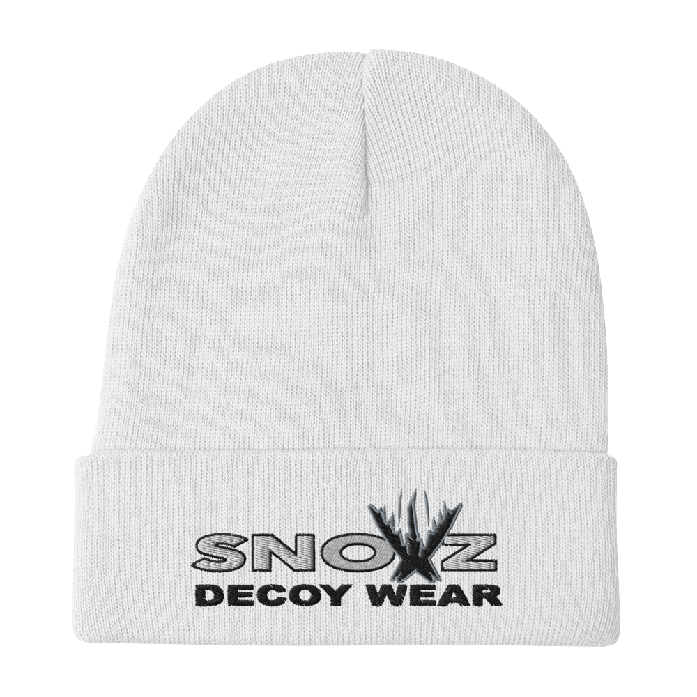 SnoWz Goose Hunting Embroidered Beanie - SnoWz Decoy Wear by Ongaro