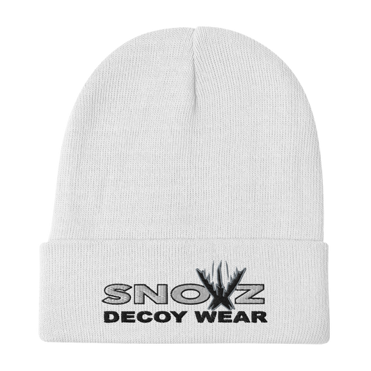 SnoWz Goose Hunting Embroidered Beanie - SnoWz Decoy Wear by Ongaro