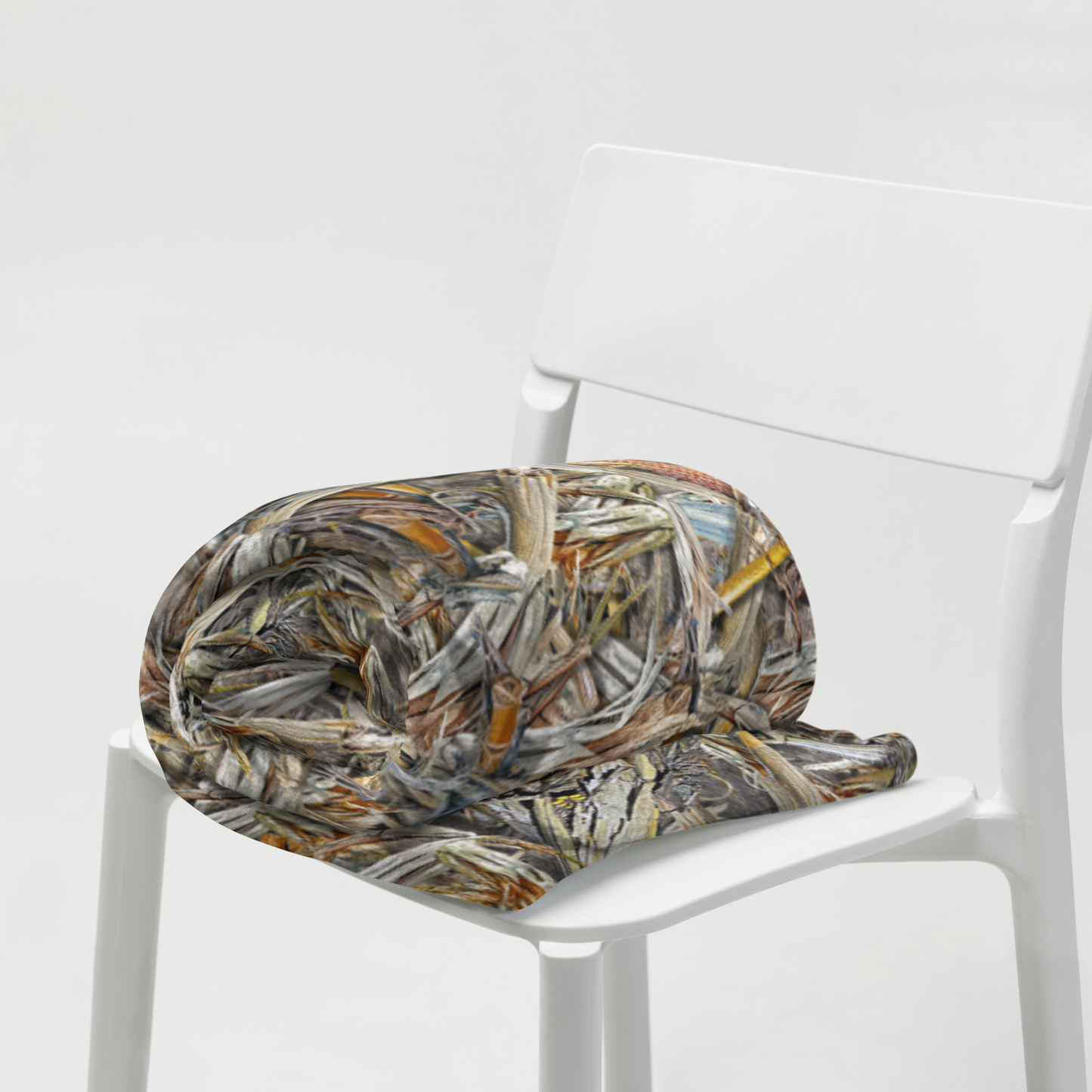 Brush Hogged Corn Cover Throw Blanket